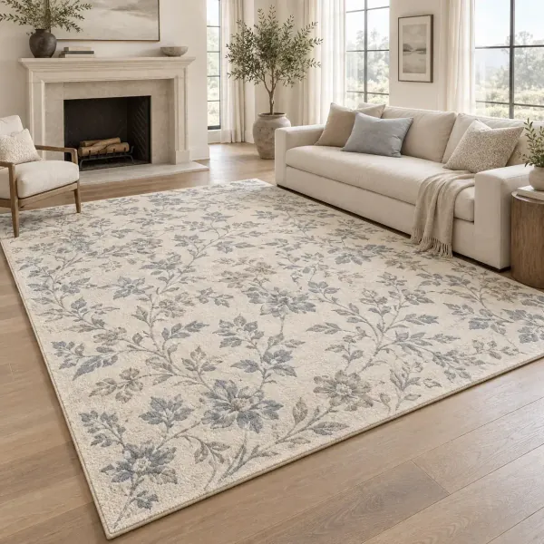 Hand-Knotted Silk Carpet